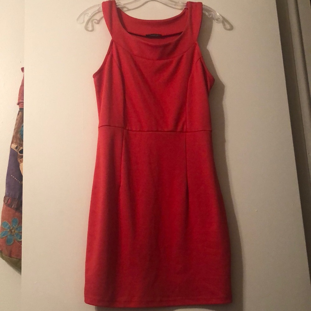 Coral dress